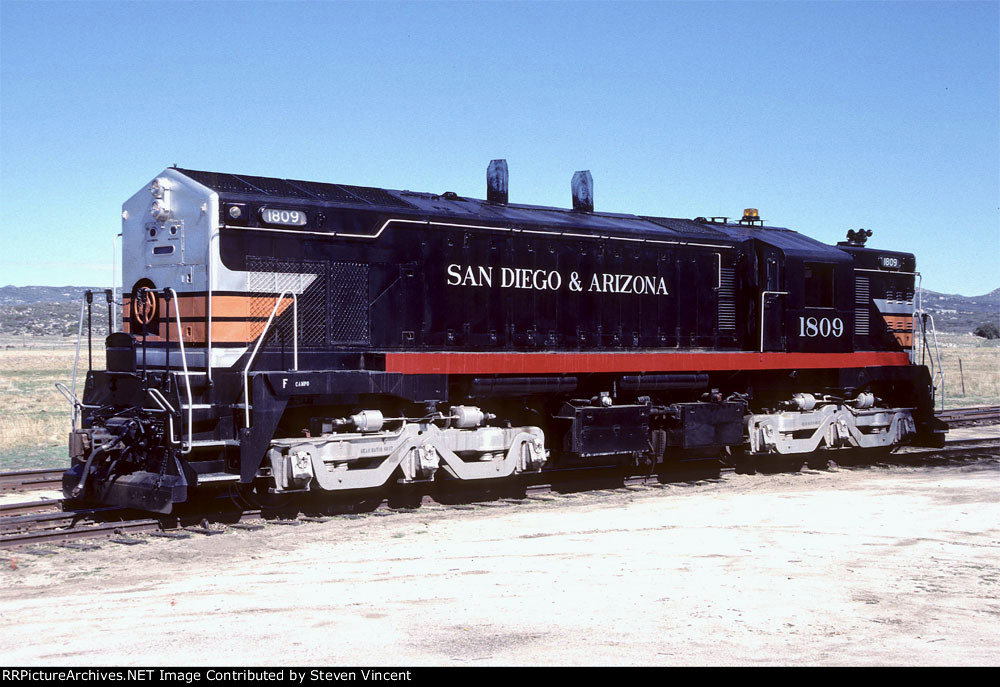 San Diego & Arizona EMD MRS1 #1809